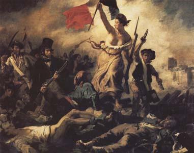 Eugene Delacroix Liberty Leading the People(28 th July 1830) (mk09) oil painting image
